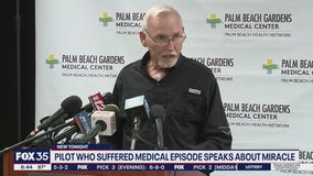 Pilot who suffered medical episode during Florida flight speaks about miracle