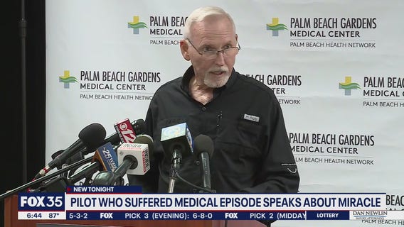 Pilot who suffered medical episode during Florida flight speaks about miracle