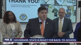 Pritzker welcomes Matteson students back-to-school