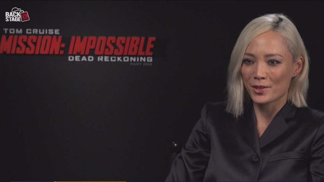 Backstage with Pom Klementieff
