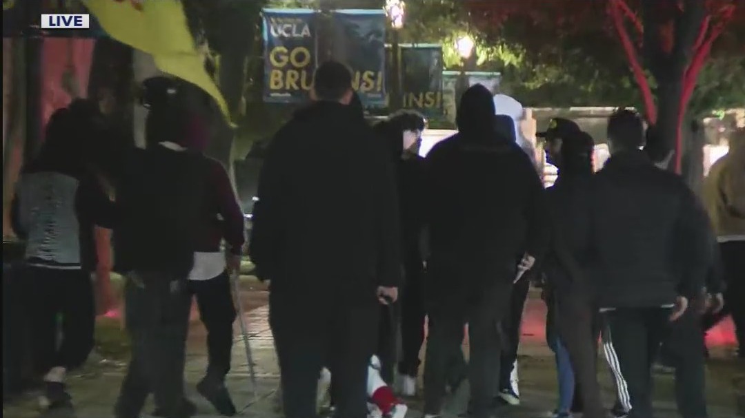 No police intervention during chaos at UCLA