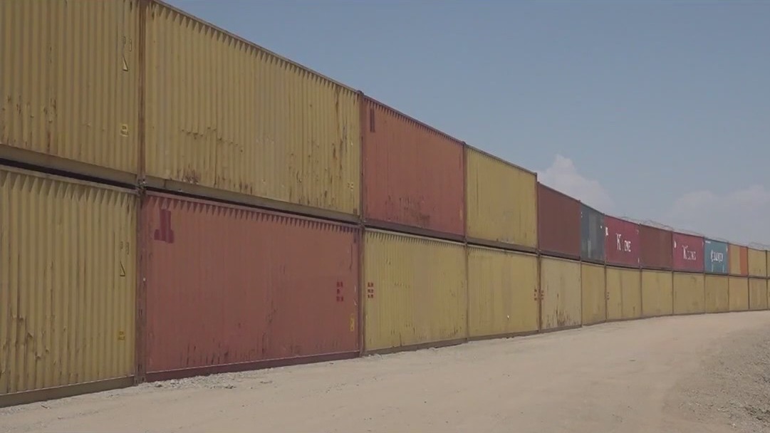 AZ group gets 'border wall' containers for project