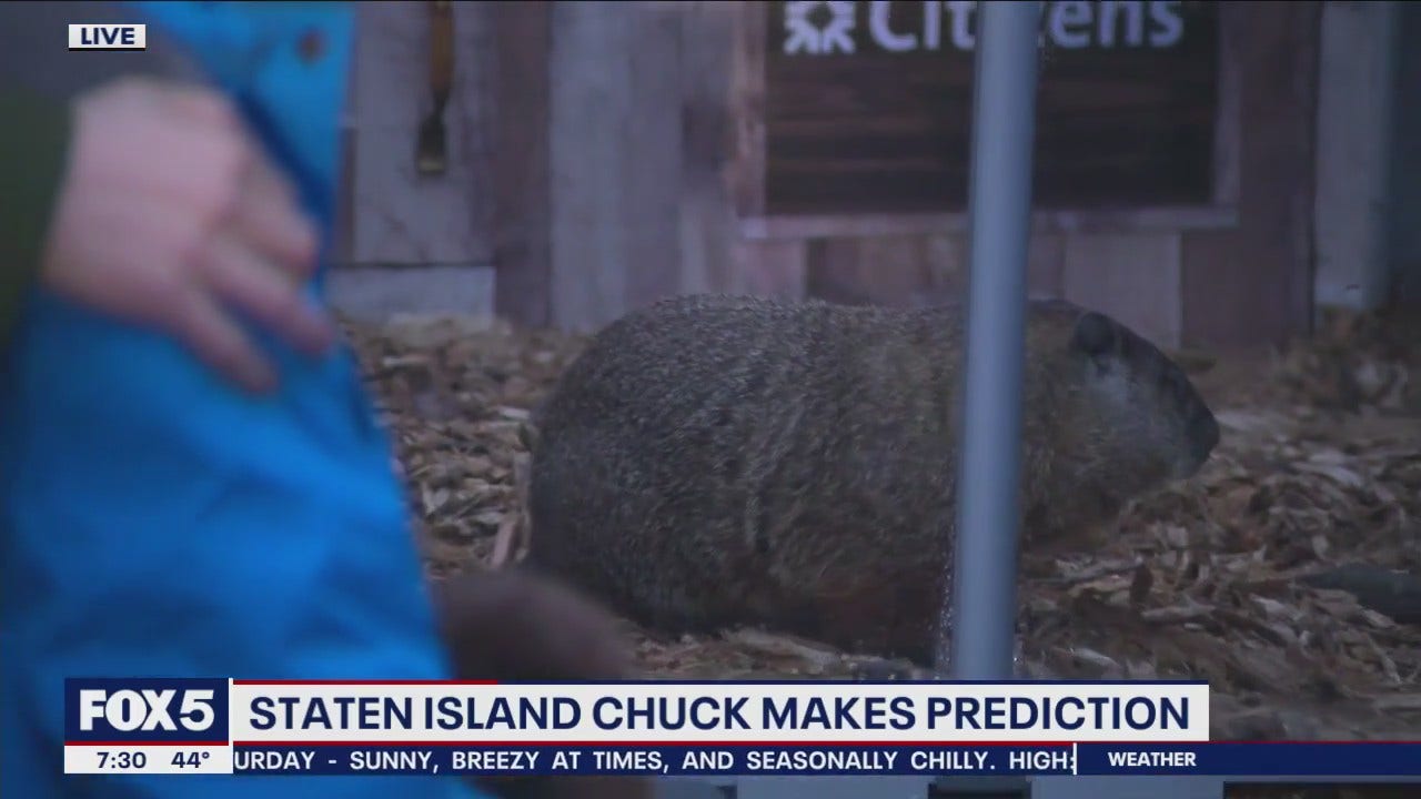 Staten Island Chuck makes his prediction FOX 5 New York