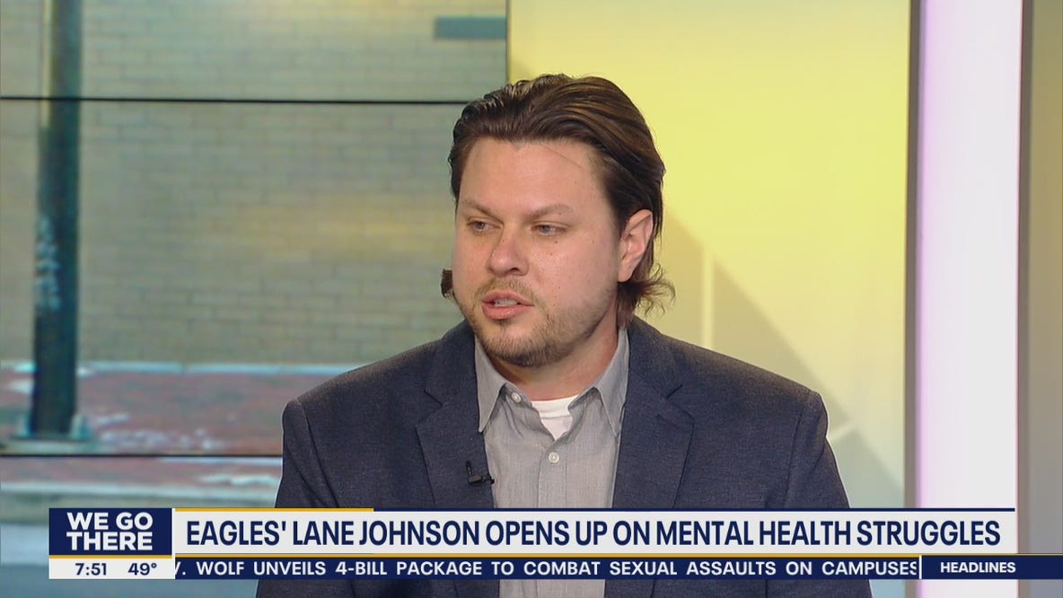 Eagles' Lane Johnson opens up about mental health struggles