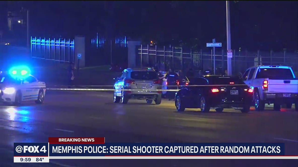 Memphis shooting spree suspect who posted videos of attacks on social media in police custody