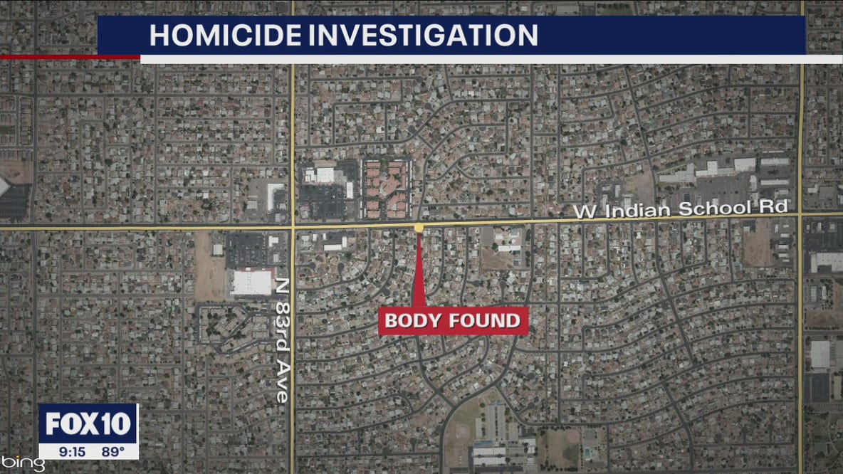 Homicide investigation underway after man's body was found in West Phoenix