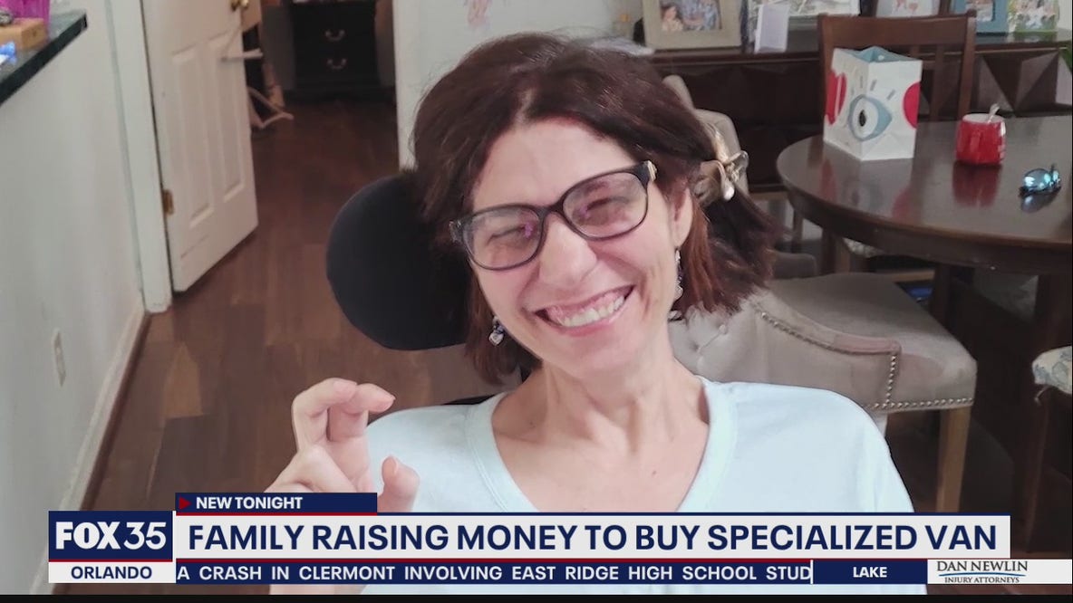 Family raising money to buy special van for mom with ALS