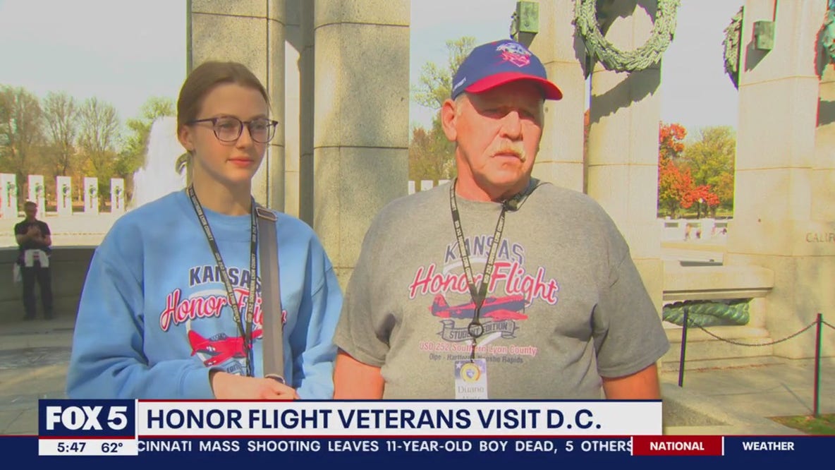 Honor Flight veterans visit DC