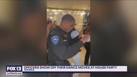Tukwila officers show off their dance moves at house party