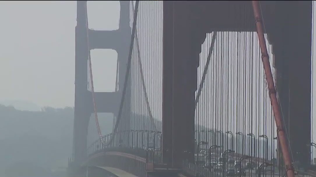 Bay Area experiencing smoky conditions due to wildfires