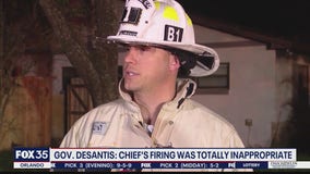 DeSantis sounds off on fire chief's termination
