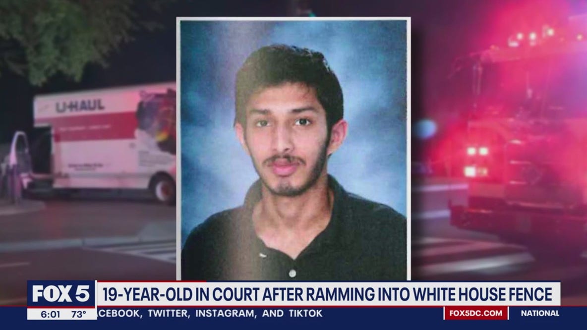 19-year-old in court after ramming U-Haul into White House fence