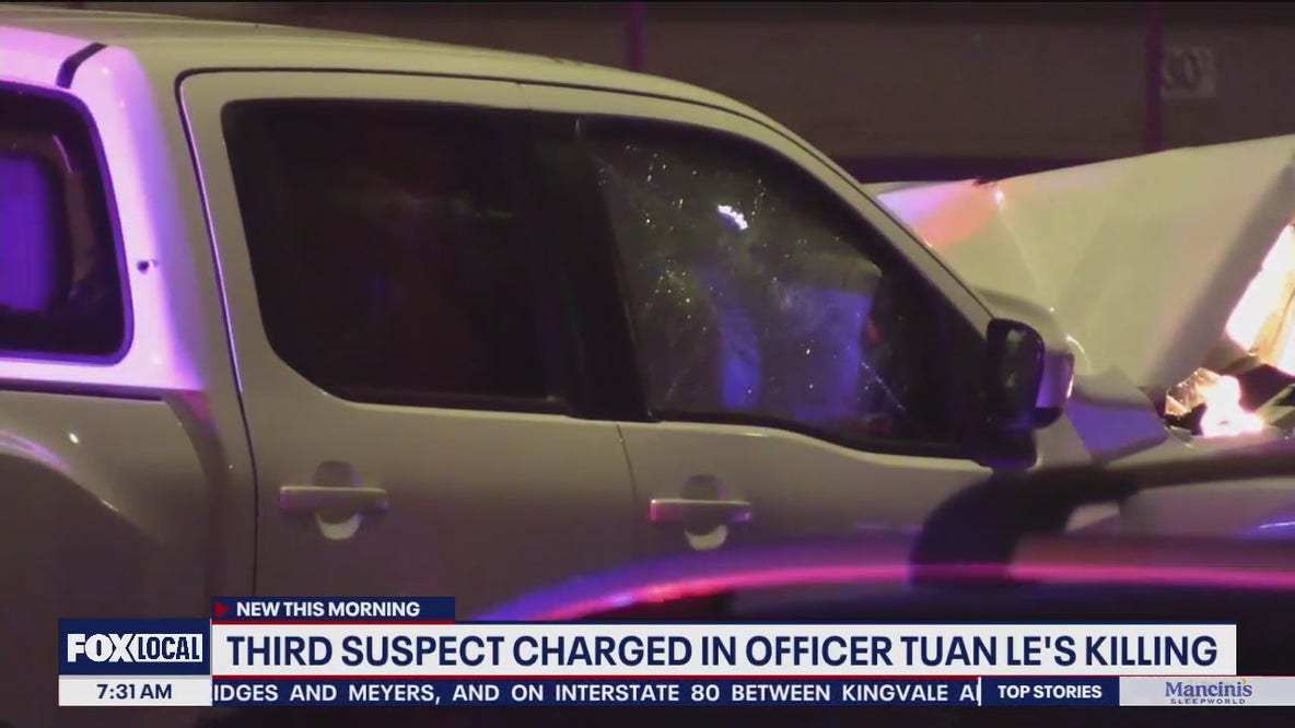 3rd suspect in Officer Tuan Le's alleged murder arrested