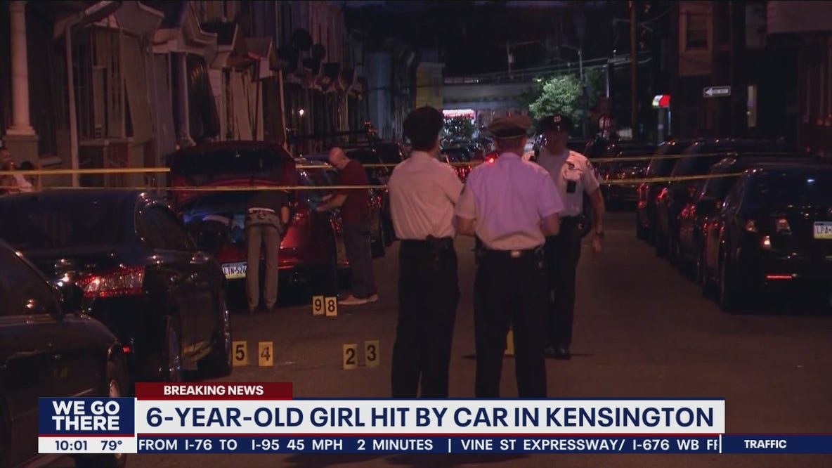 6-year-old girl struck by van in Kensington, police say