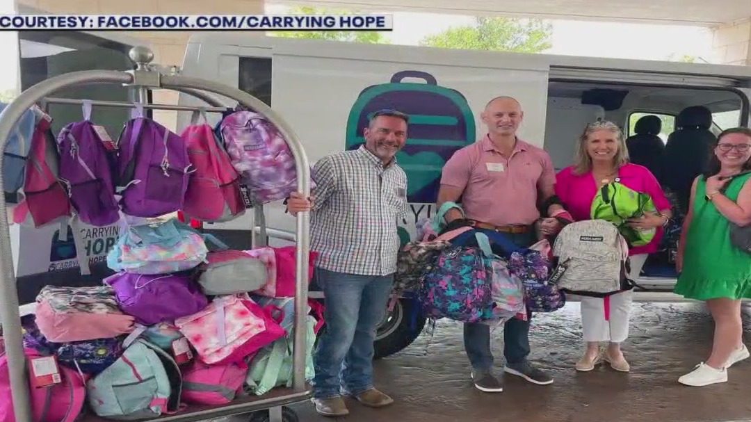 Nonprofit giving hope packs to foster kids