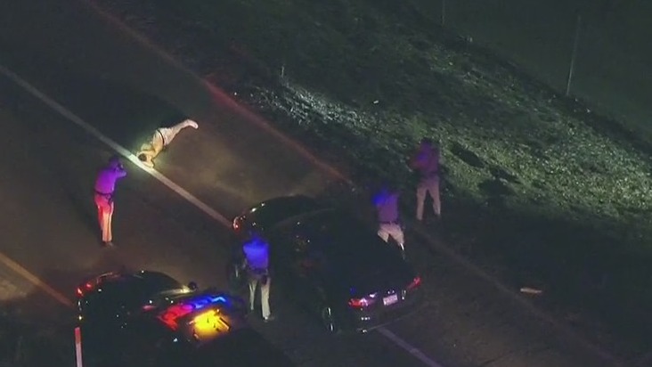 Police chase ends in Tujunga area