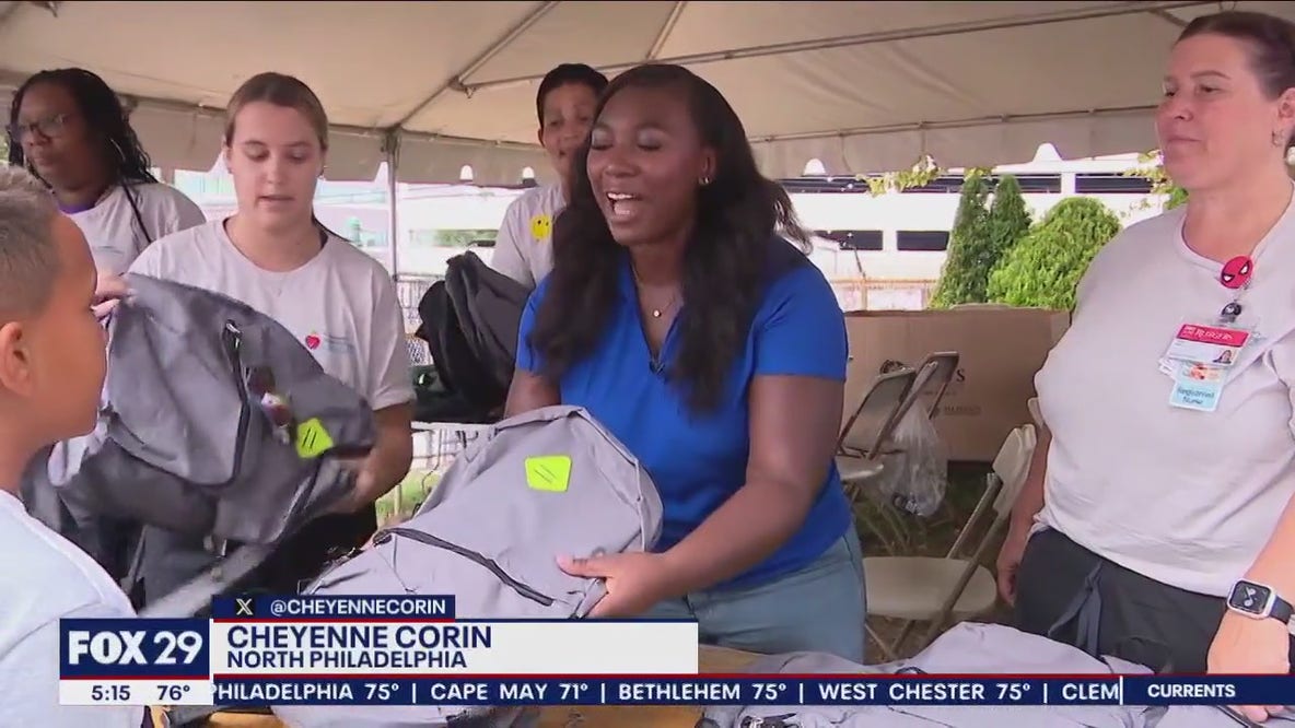 Nearly 2000 kids get school supplies at St. Christopher's back-to-school carnival