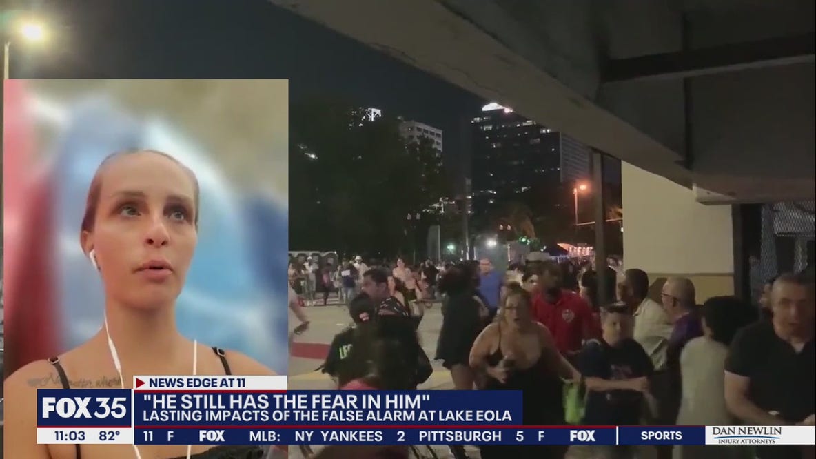 Calming children's anxiety after scare during Orlando fireworks