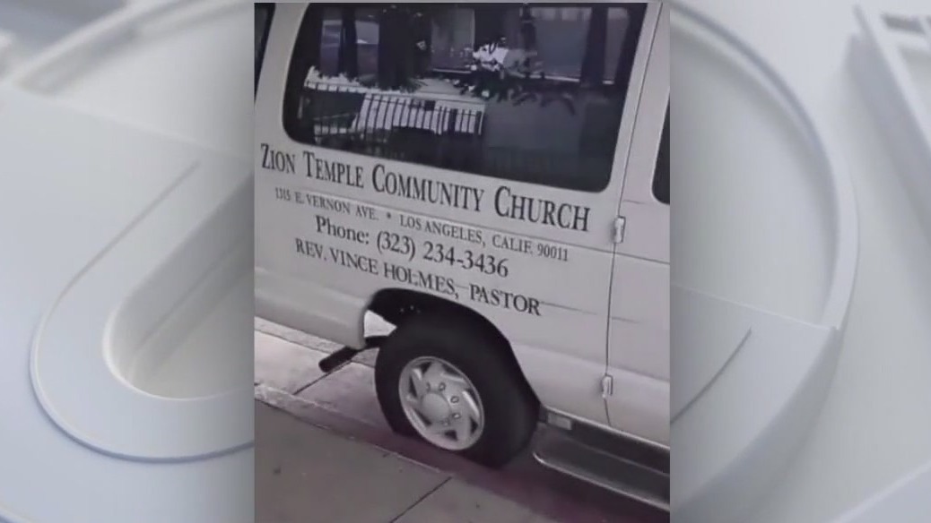 Van belonging to South LA church stolen