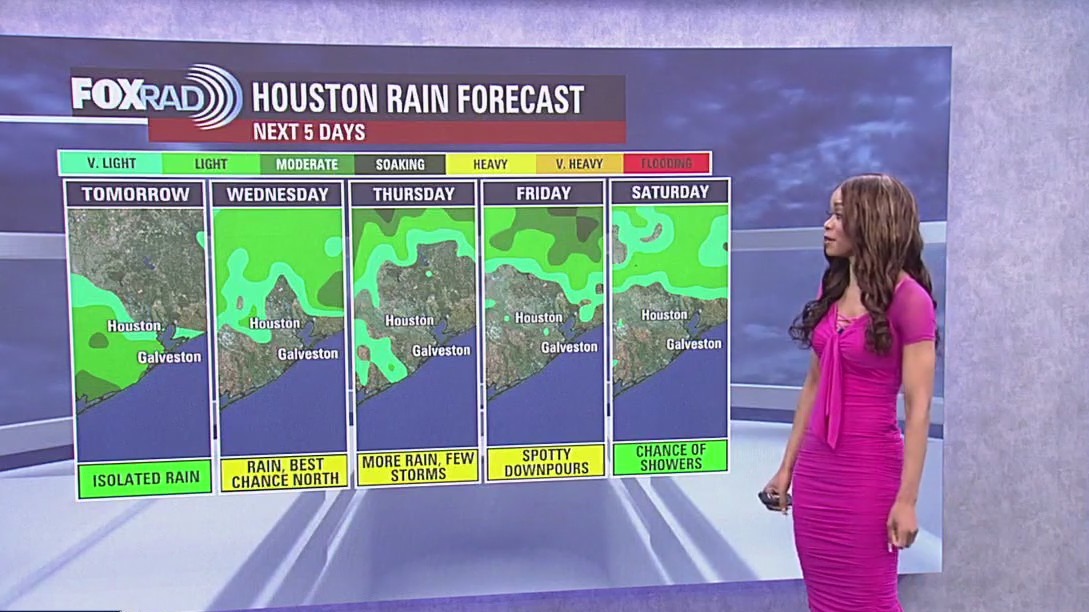 FOX 26 Houston Weather Forecast - Rain chances remain