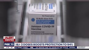 Johnson & Johnson: 2nd dose boost protection from COVID