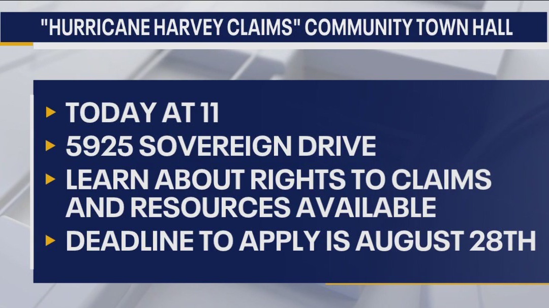 Deadline to file claim for Hurricane Harvey damage