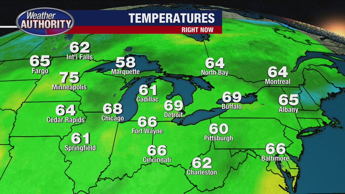Damp and cool Friday!