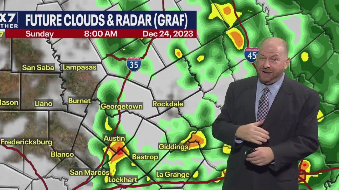 Austin weather Santa's bringing clear skies