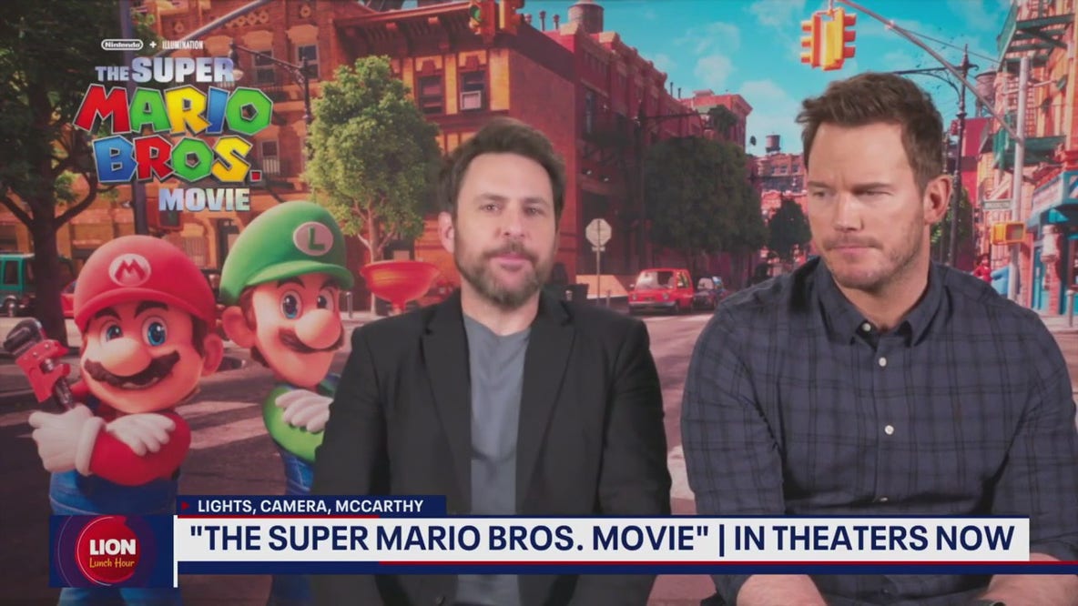 Chris Pratt, Charlie Day talk "The Super Mario Bros. Movie"