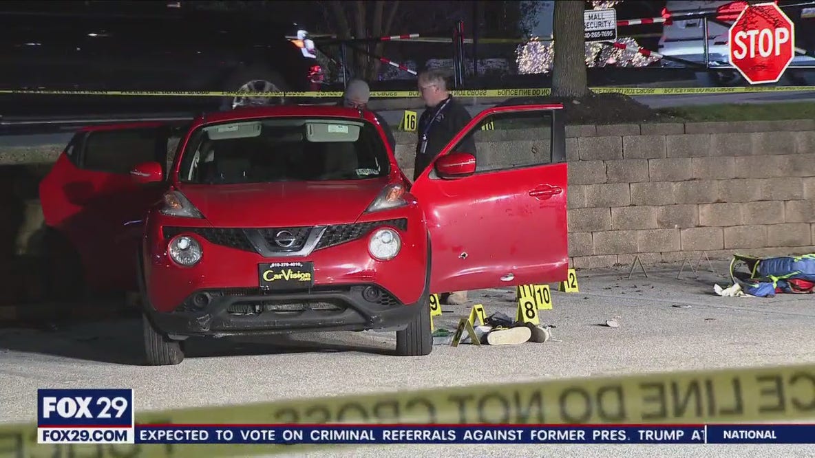Armed suspect injured after shooting at police in KOP parking lot, following hit-and-run, officials say