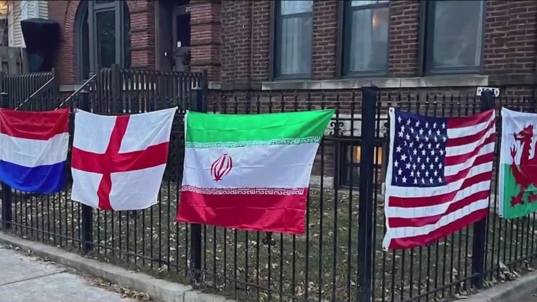 World Cup bracket: Chicago homeowner displays flags of countries vying for soccer's top honor
