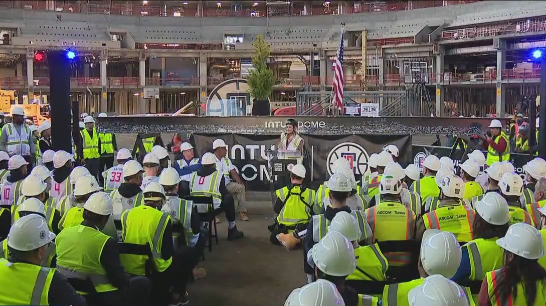 Intuit Dome: LA Clippers celebrate major milestone at future home