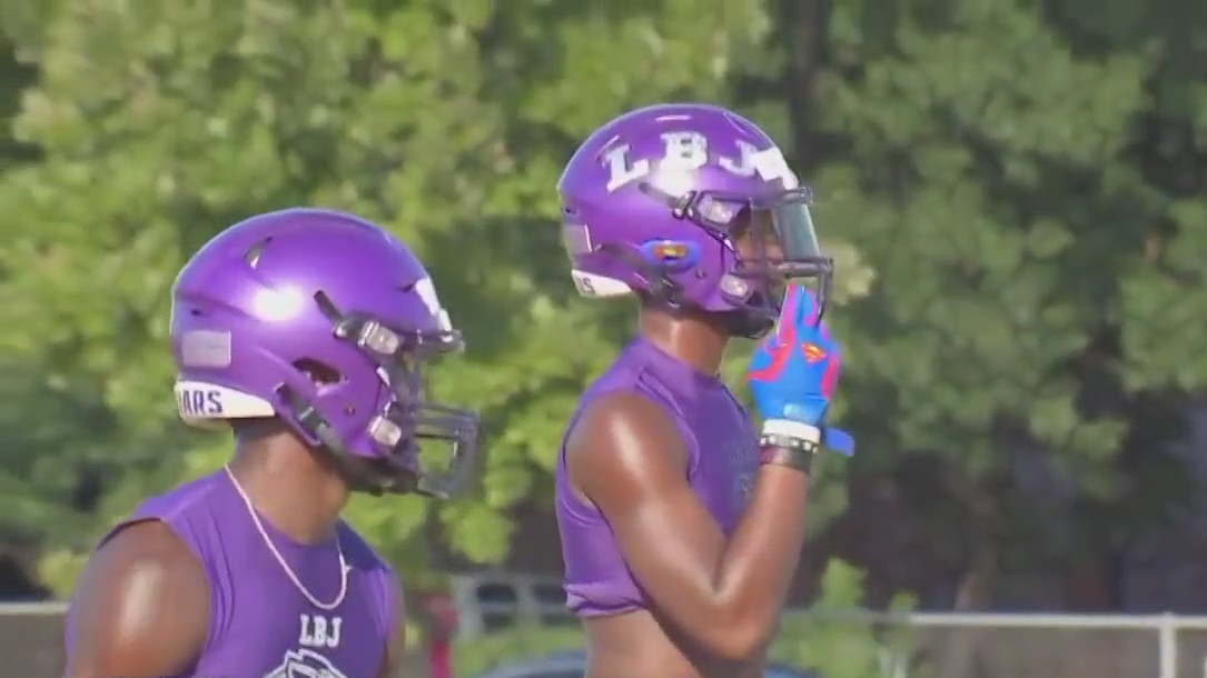 LBJ High School football adapts to high heat