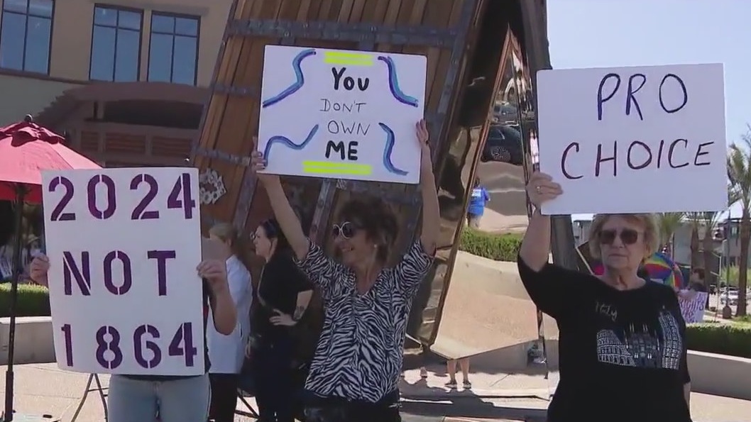 Rally on AZ abortion ruling held in Scottsdale