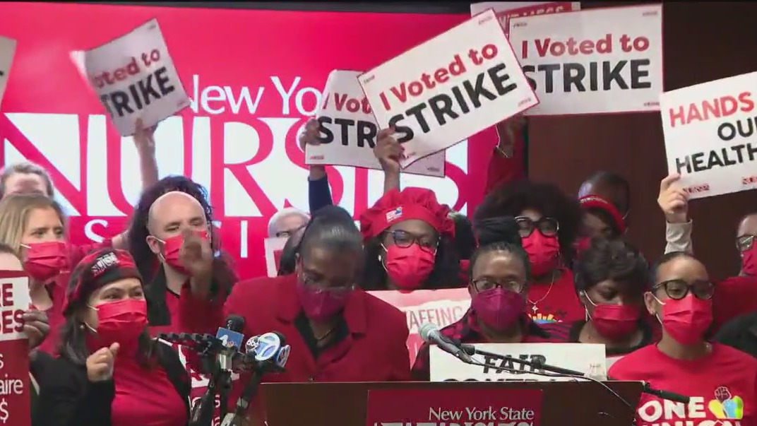Thousands of NYC nurses vote to go on strike