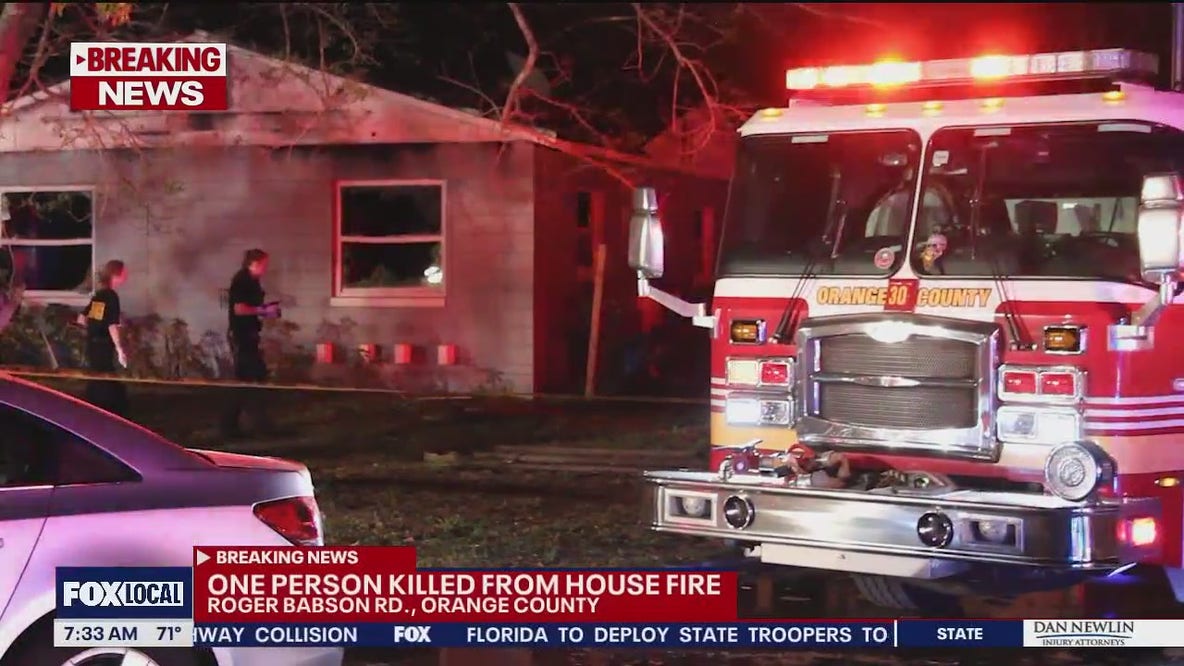 One dead after house fire in Orange County, firefighters say