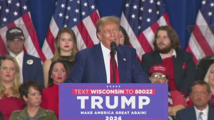 Trump visits Wisconsin