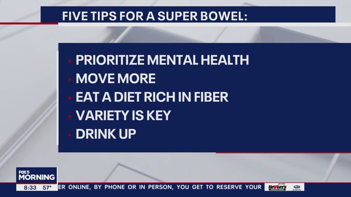 5 Tips for a 'Super Bowel'