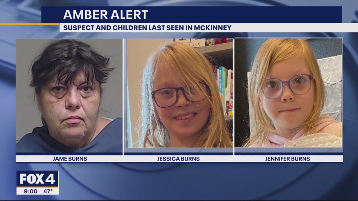 Amber Alert issued for sisters abducted by grandmother in McKinney, police say
