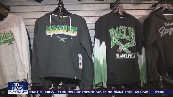 Eagles fans are gearing up for the NFC Championship game and buying merchandise