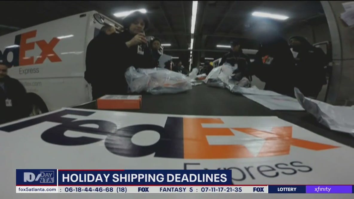 Holiday shipping deadlines to remember