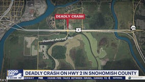 Deadly motorcycle crash on Hwy 2 in Snohomish County