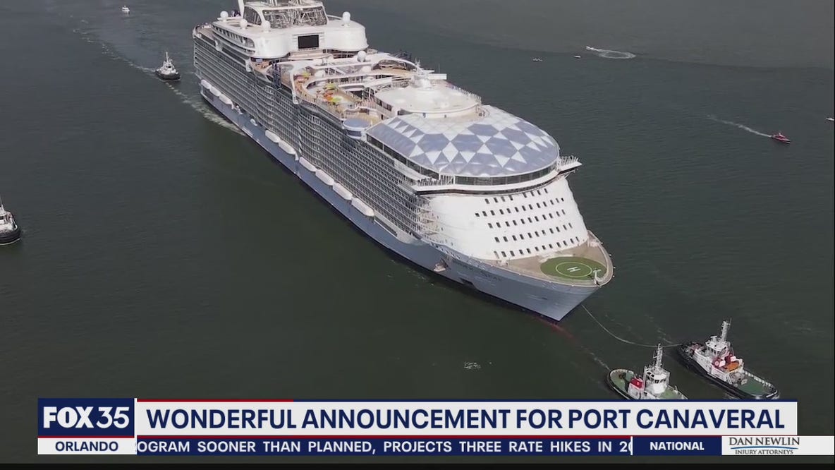 World’s largest cruise ship set to sail out of Port Canaveral