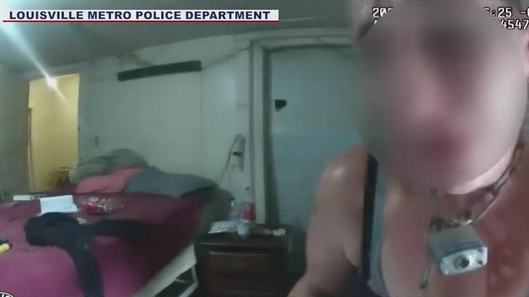 Police rescue woman chained up in a home