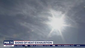 Recognizing signs of heat exhaustion, heatstroke