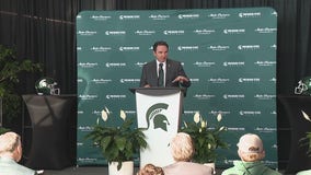 Jonathan Smith introduced as new Michigan State head football coach