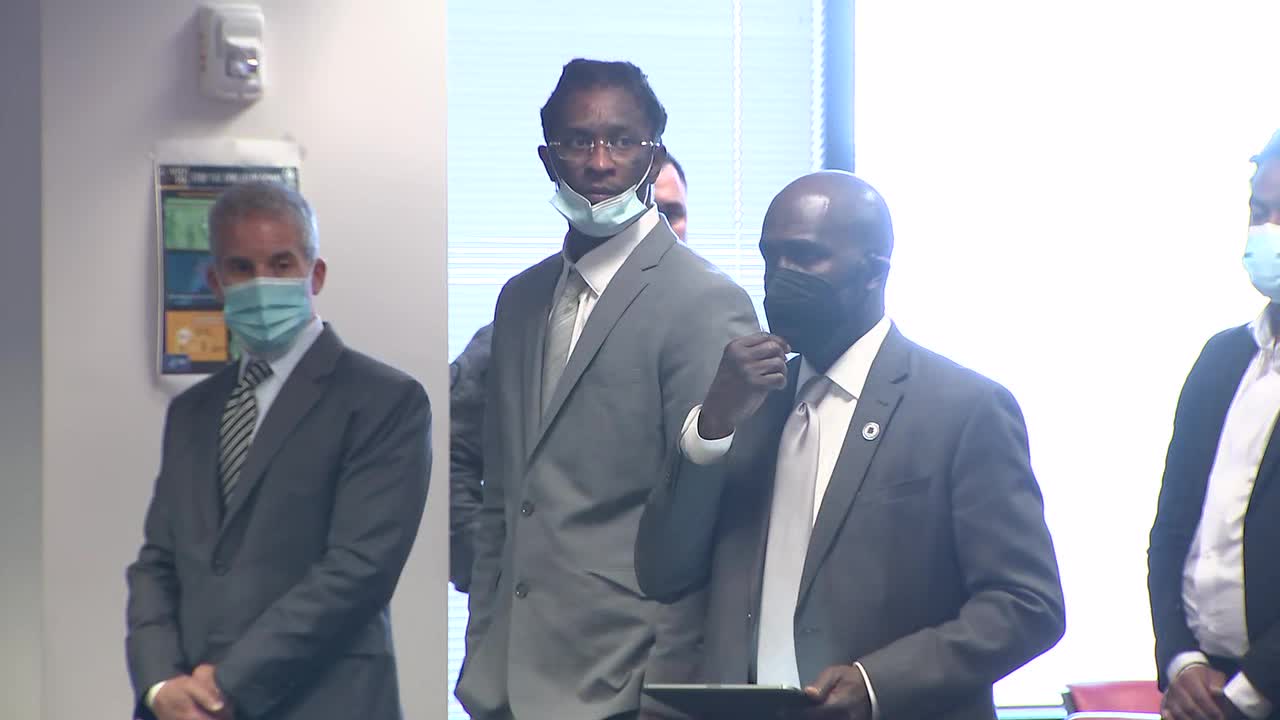 YSL rapper Young Thug appears in court for jury selection in Atlanta ...
