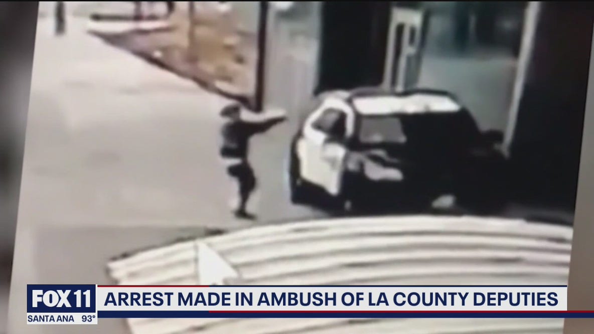 Suspect arrested, charged in ambush shooting of two LASD deputies in Compton