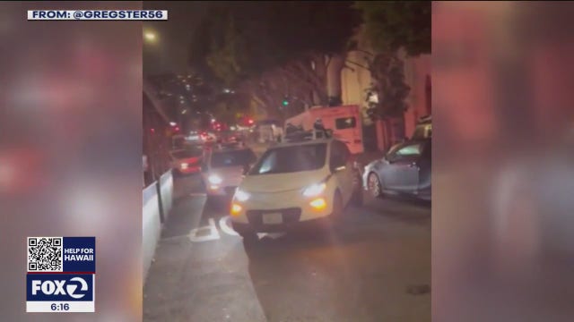 Driverless Cruise cars cause traffic jam day after mass expansion approved in San Francisco