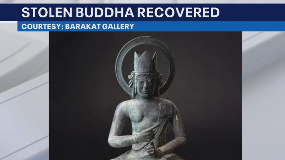 Stolen Buddha statue recovered